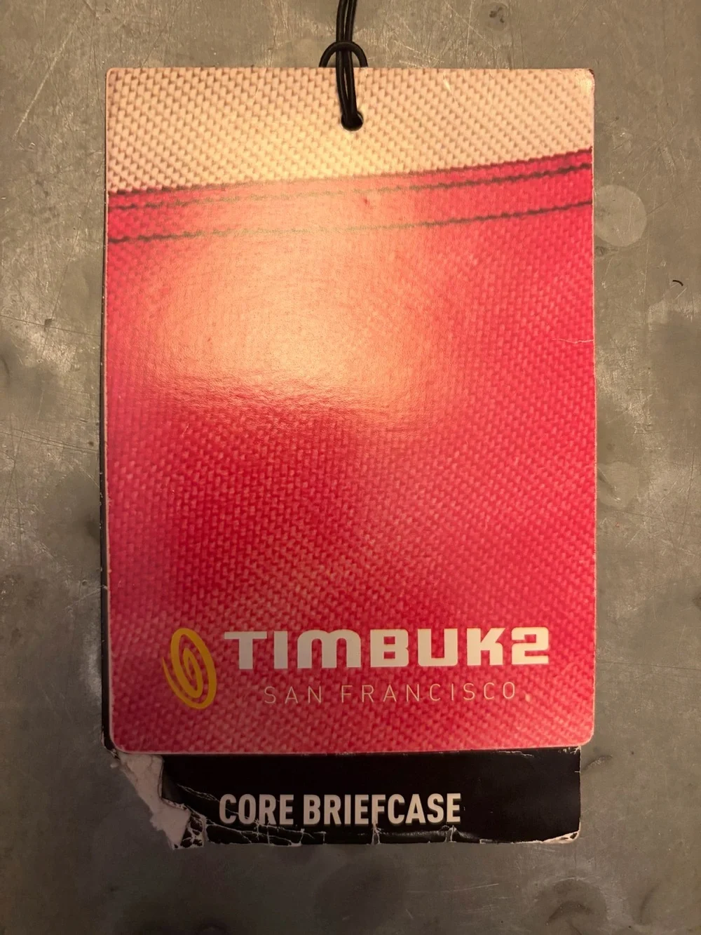 TIMBUK2 Core Briefcase Laptop Messenger Bag Black Used
